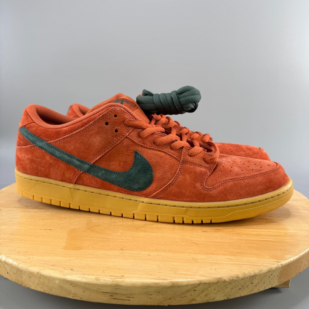 Nike SB Dunk Low Burnt Sunrise Men's Size 18 Shoes Orange Suede‎ Skate Gum Sole